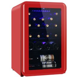Wine Cooler Countertop Freestanding Wine Cellars Compressor Digital 24 Bottle