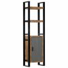 Bookshelf 19.7"x11.8"x66.9" Solid Mango Wood