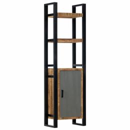 Bookshelf 19.7"x11.8"x66.9" Solid Mango Wood