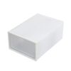 Shoe Storage Boxes 24 Pack Clear Plastic Stackable -White YF