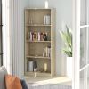 4-Tier Book Cabinet Sonoma Oak 23.6"x9.4"x55.9" Chipboard