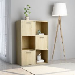 Storage Cabinet Sonoma Oak 23.6"x11.6"x35.4" Chipboard