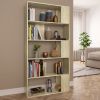 Book Cabinet/Room Divider Sonoma Oak 31.5"x9.4"x62.6" Chipboard