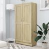 Book Cabinet Sonoma Oak 32.5"x12"x59.1" Chipboard