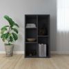 Book Cabinet/Sideboard Gray 19.7"x9.8"x31.5" Chipboard