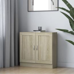 Book Cabinet Sonoma Oak 32.5"x12"x31.5" Chipboard