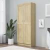 Book Cabinet Sonoma Oak 32.5"x12"x73" Chipboard