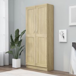 Book Cabinet Sonoma Oak 32.5"x12"x73" Chipboard