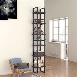 6-Tier Book Cabinet Gray 15.7"x11.8"x82.7" Chipboard