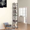 6-Tier Book Cabinet White 15.7"x11.8"x82.7" Chipboard