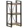 3-Tier Bookcase 15.7"x11.8"x31.5" Solid Reclaimed Wood