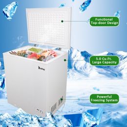 Single Door Horizontal Freezer 150 AC115V/60Hz 143L/ 5.0 CU.FT White