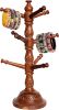 WILLART Handmade Wooden Bangle Holder Jewellery Stand for Women Tree Carving;  13 inches