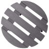 Plant Trolleys 4 pcs Gray Ã˜11.8"x3" WPC