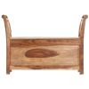 Bench 40.6"x13"x28.3" Solid Sheesham Wood