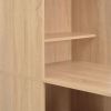 Bar Table with Cabinet Oak 45.28"x23.23"x78.74"