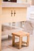 New Children Bench Bamboo Stool bathroom living room Foot Rest Stool Wood Color