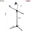 5Core Mic Stand Boom Microphone Arm Mobile Phone Holder Accessories Adjustable MS MOB