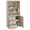 3100922 Highboard Solid Wood Pine Honey Brown (340428+340432)