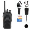 2pcs BF-88A 5W FRS Frequency 16-CH Handheld Walkie Talkies Black