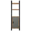 Bookshelf 19.7"x11.8"x66.9" Solid Mango Wood