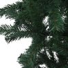 Upside-down Artificial Christmas Tree with LEDs Green 94.5"