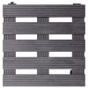 Plant Trolleys 4 pcs Gray 11.8"x11.8"x3" WPC