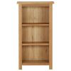 Bookcase 17.7"x8.9"x32.3" Solid Oak Wood