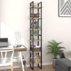 6-Tier Book Cabinet Sonoma Oak 15.7"x11.8"x82.7" Chipboard