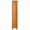 4-Tier Bookcase 27.5"x8.6"x43.3" Solid Oak Wood