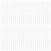 50 pcs Spiral Plant Supports 43.3" Galvanised Steel