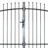 Double Door Fence Gate with Spear Top 10' x 7'