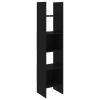 Book Cabinet Black 15.7"x13.8"x70.9" Chipboard