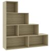 Book Cabinet/Room Divider Sonoma Oak 61"x9.4"x63" Chipboard