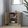 Book Cabinet Sonoma Oak 32.5"x12"x31.5" Chipboard
