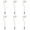 Solar LED Garden Lights 6 pcs 3.5"x3.1"x11.6"