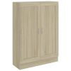 Book Cabinet Sonoma Oak 32.5"x12"x45.3" Chipboard