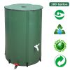 100 Gallon Folding Rain Barrel Water Collector Green