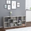 Book Cabinet Sonoma Oak 26.4"x9.4"x63.4" Chipboard