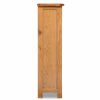 3-Tier Bookcase 27.6"x8.9"x32.3" Solid Oak Wood