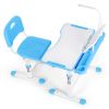 Kids Desk And Chair Set Children Table Storage Lamp