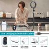 6 inch Ring Light with Gimbal Iron Metal Bracket Selfie Stick Bluetooth Set YF