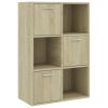 Storage Cabinet Sonoma Oak 23.6"x11.6"x35.4" Chipboard