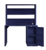 Cargo Desk & Hutch, Blue