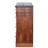 DunaWest Sideboard with 9 Drawers and Wooden Frame, Cherry Brown