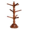 WILLART Handmade Wooden Bangle Holder Jewellery Stand for Women Tree Carving;  13 inches
