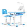 Kids Desk And Chair Set Children Table Storage Lamp