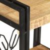 3-Tier Bookcase 15.7"x11.8"x31.5" Solid Mango Wood