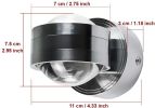 LED Crystal Wall Sconce for Bedroom Bathroom Aisle stairwell Terrace, 6w/Warm White Light, Decorative Spotlight