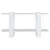 Book Cabinet White 39.4"x11.8"x20.1" Engineered Wood